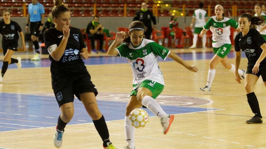 África Lozano, en un encuentro de la pasada temporada.