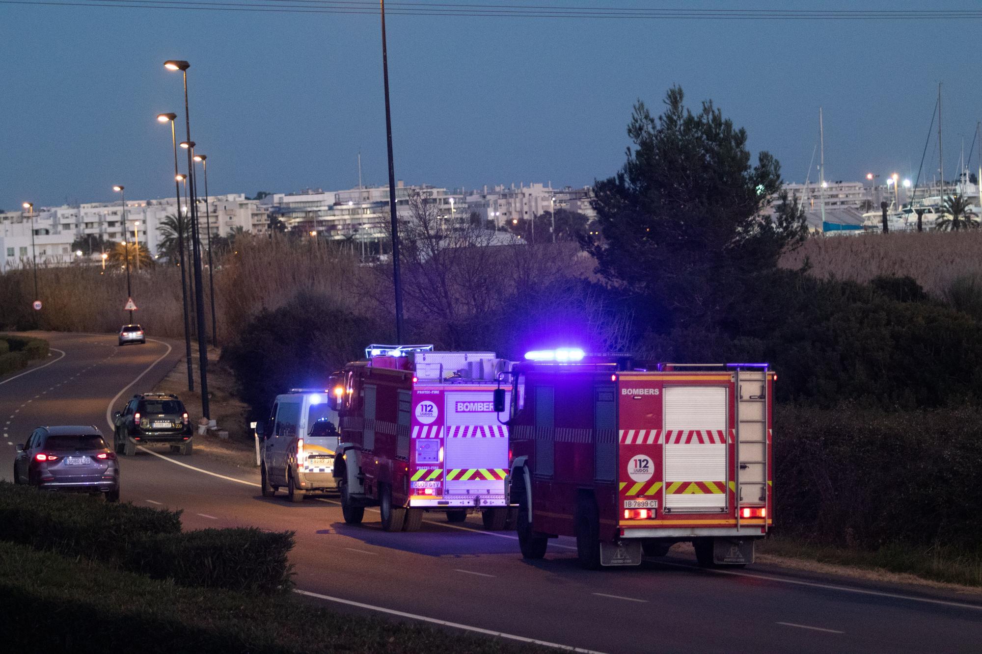 Conato de incendio en ses Feixes de Ibiza