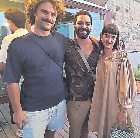 Cristofol Vidal, Emilio Sacchi y Raquel Victoria.