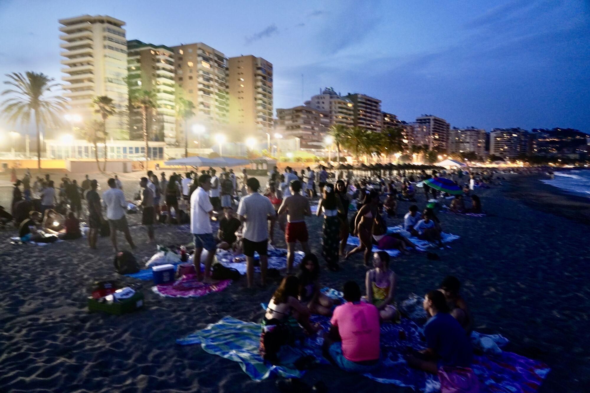 La Noche de San Juan en La Malagueta 