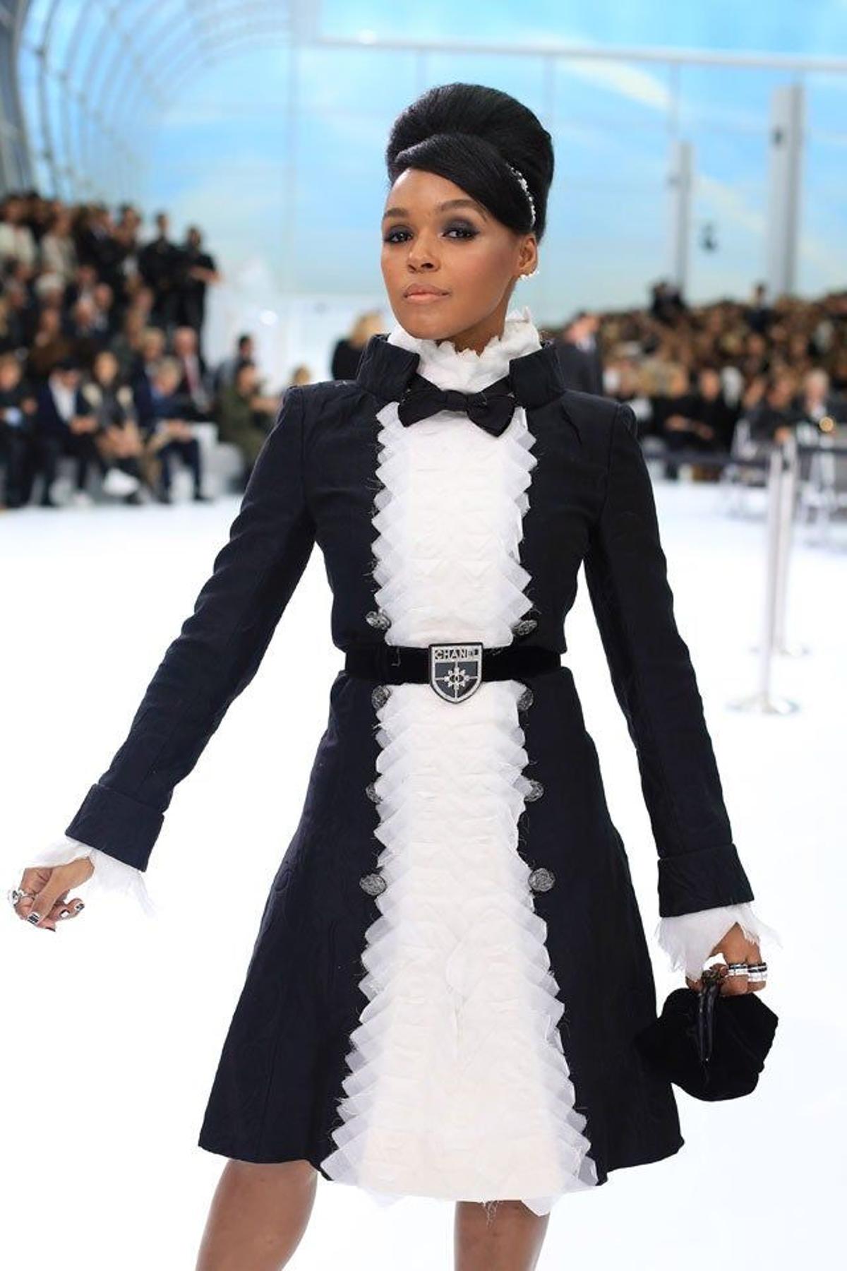 Janelle Monáe, en el desfile de Chanel en la PFW