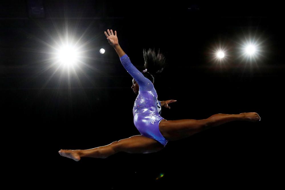 Simone Biles supera el récord de medallas de Vitali Scherbo en los Mundialesli  Scherbo en los Mundiales