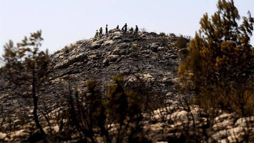 Controlado el incendio forestal de Alcoi tras quemar más de 17 hectáreas