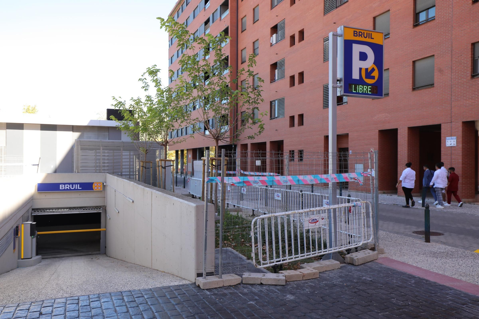 Así luce el nuevo parking del Parque Bruil de Zaragoza