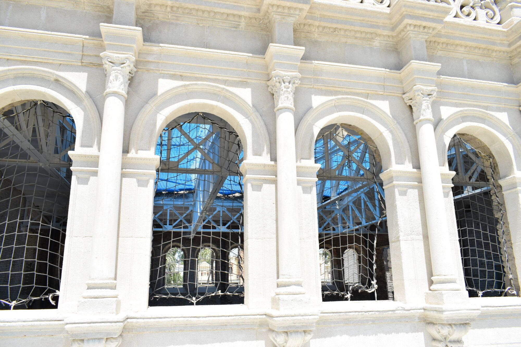 Estado de las obras de adecuación integral del Museo Arqueológico de Sevilla.
