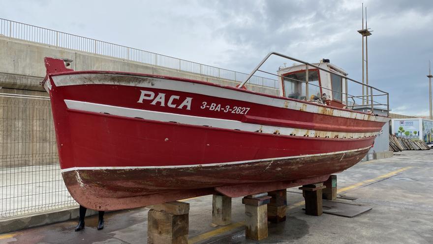 L’Escala recupera la darrera teranyina de pesca feta al municipi amb la intenció que torni a navegar