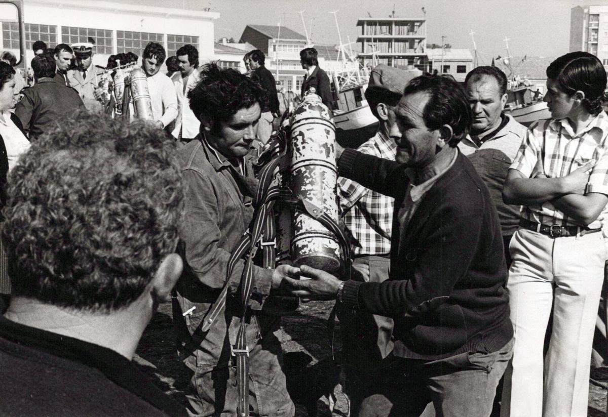 Restos del «San Martín», pesquero de Cangas desaparecido en agosto de 1977
