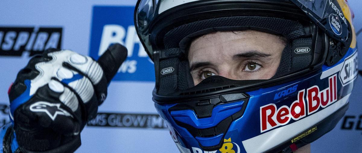 Àlex Márquez (Ducati), subcampeón del mundo de MotoGP, se prepara hoy, en Buriram, para salir a pista.