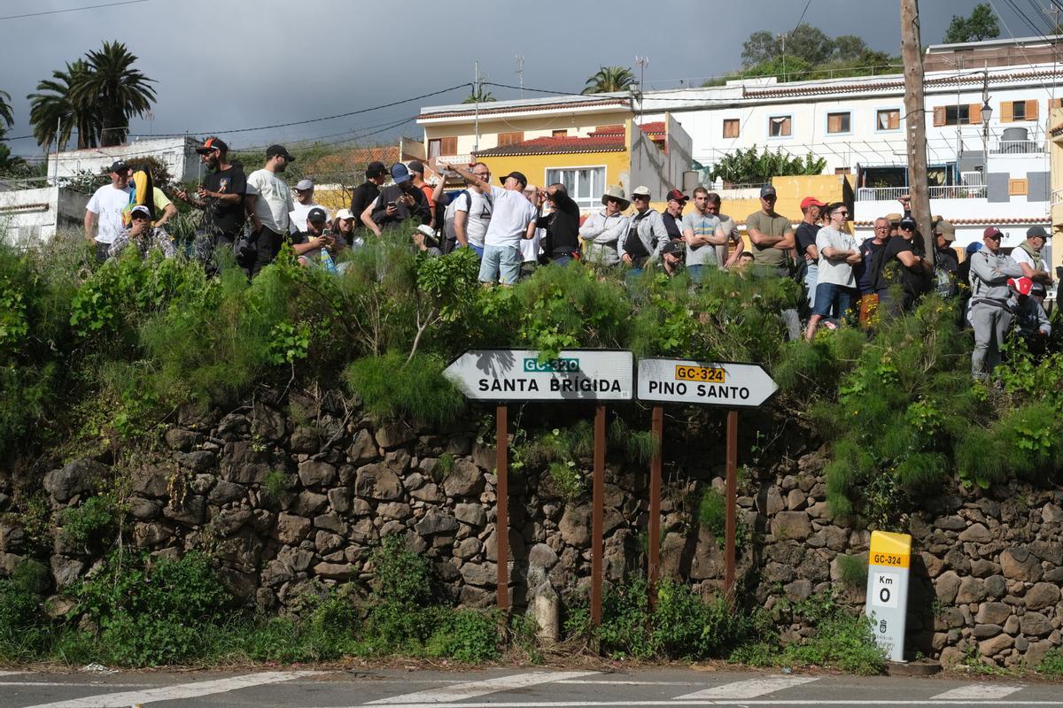 Rally Islas Canarias 2026: ambiente en la shakedown de Santa Brígida