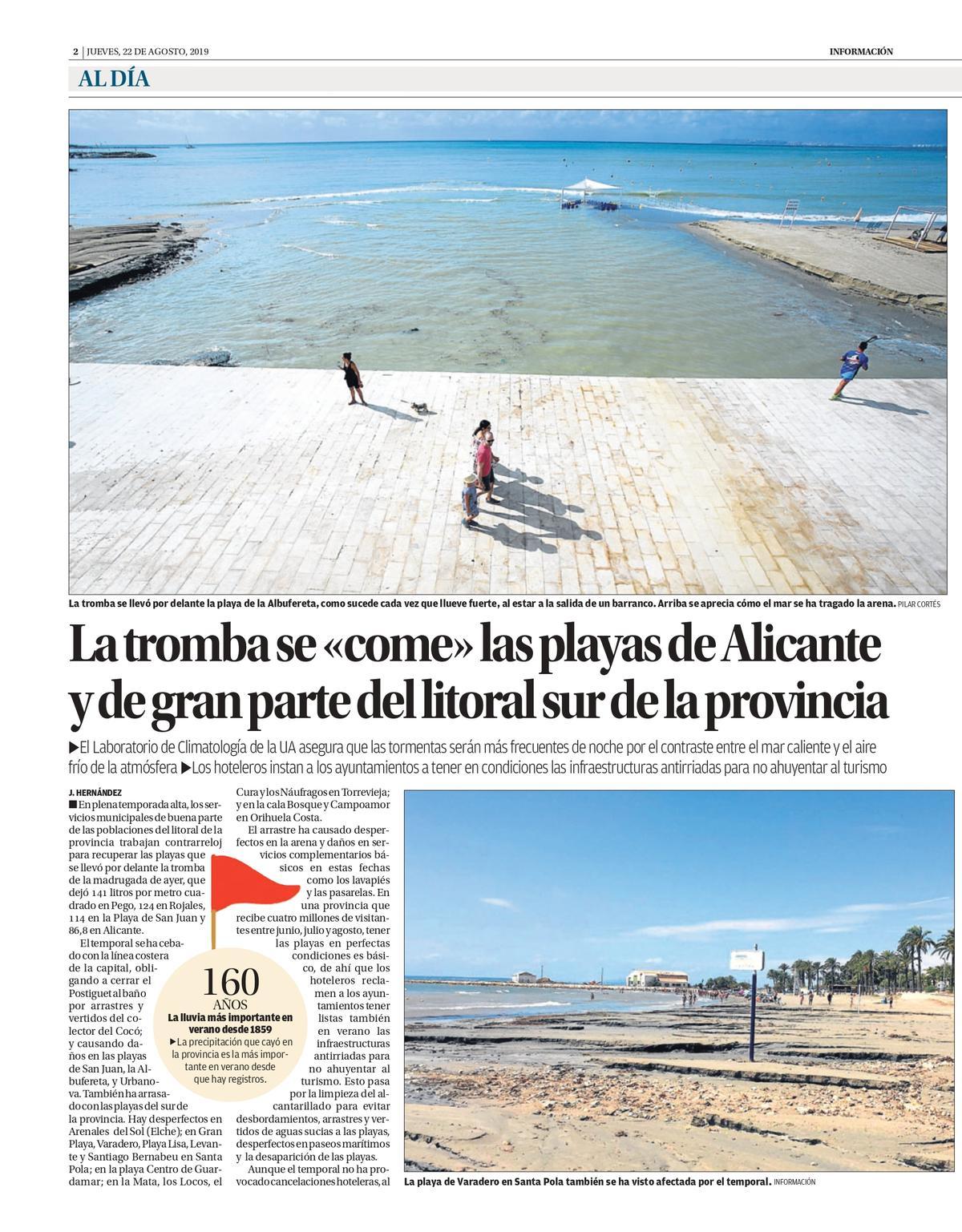 Tromba de agua en 2019