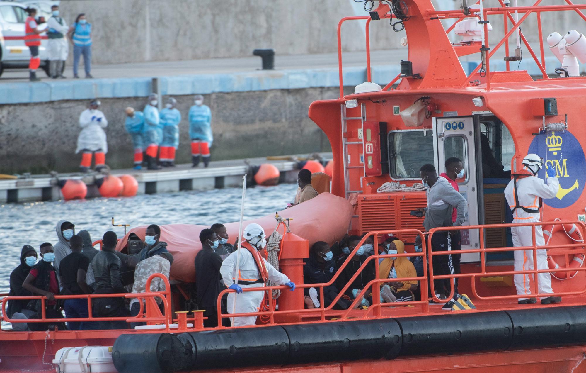 Llega de migrantes a Fuerteventura (03/09/21)