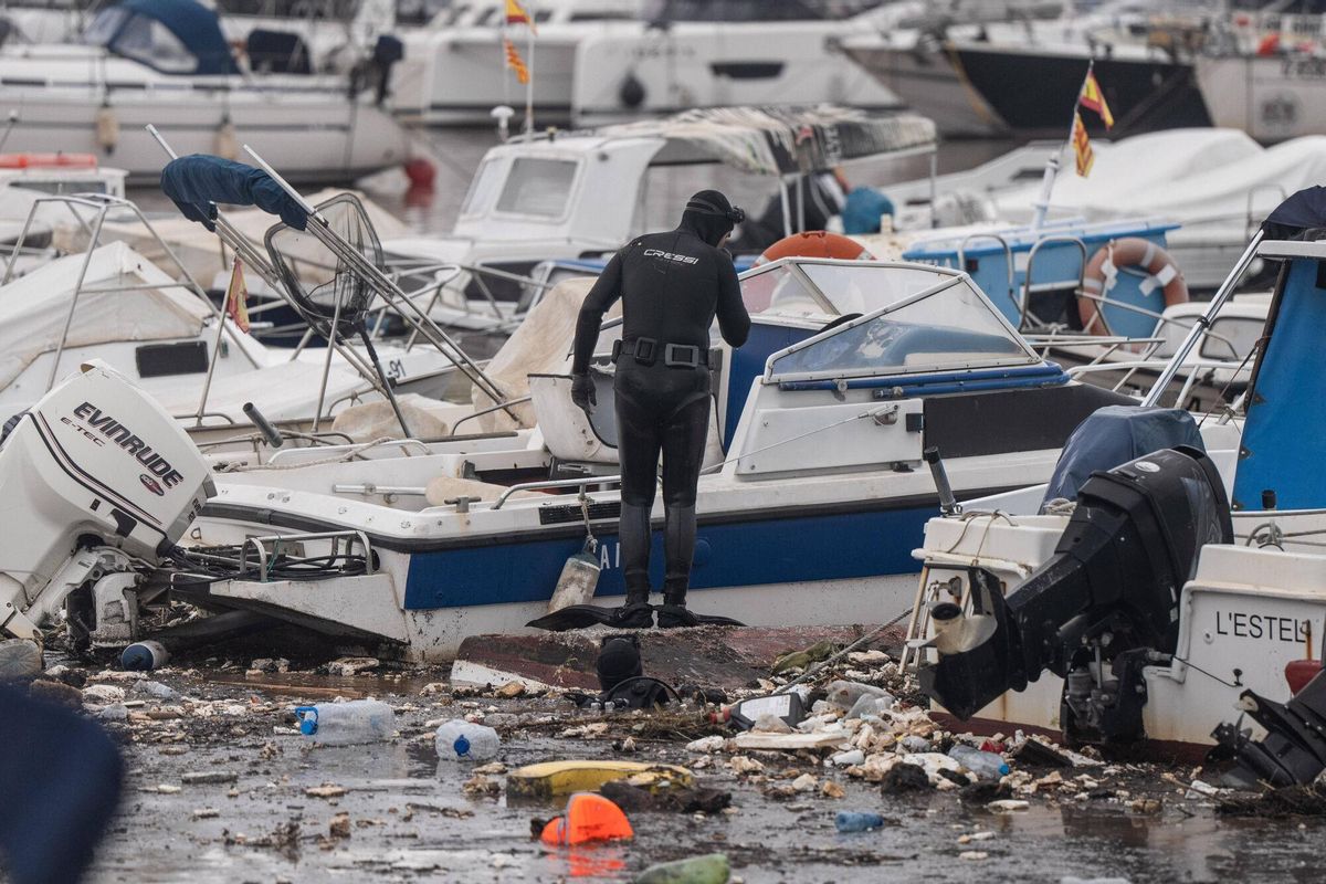 Destrosses provocades per la dana al Montsià