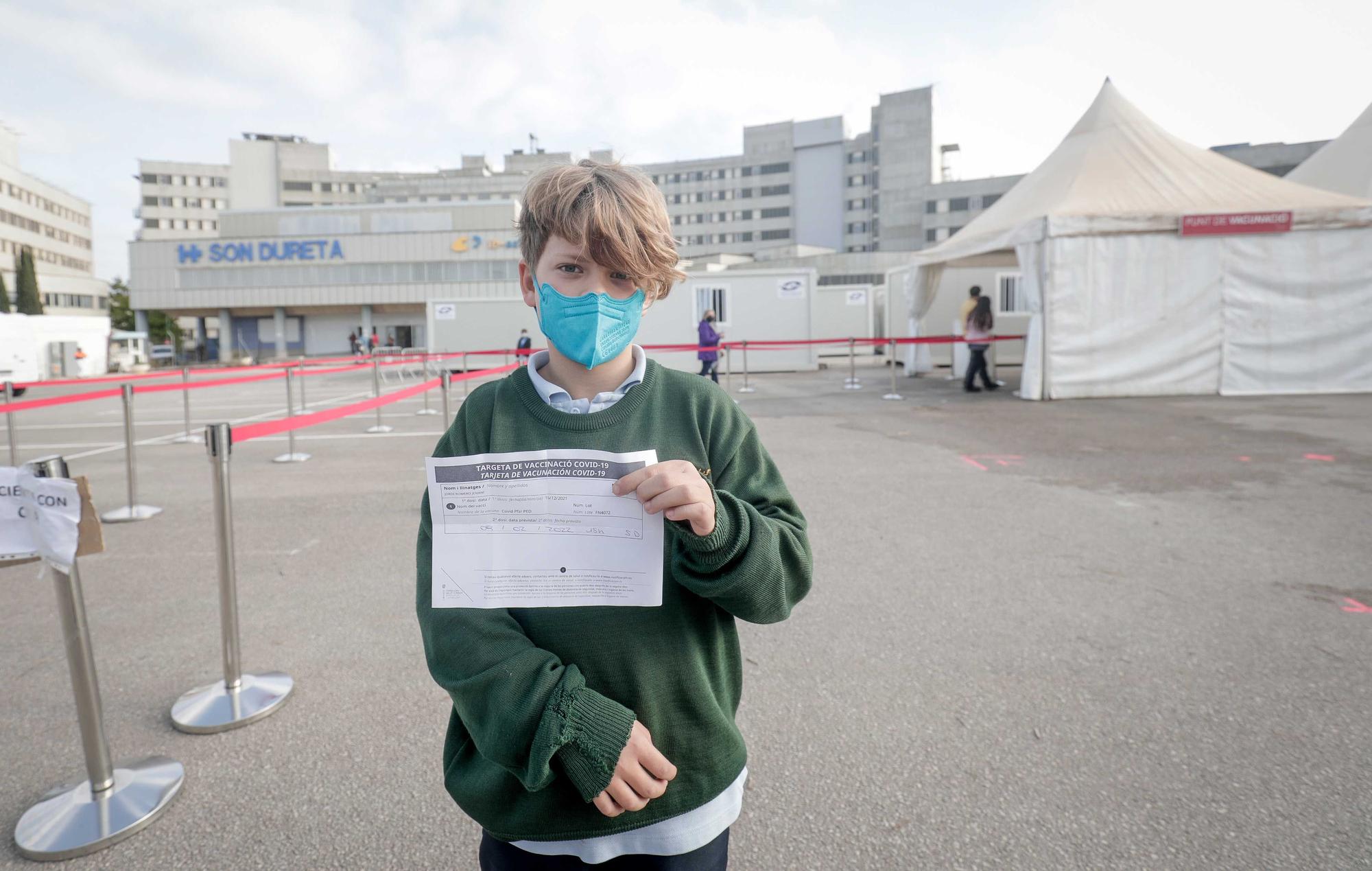 Arranca la vacunación infantil en Balears en la franja de edad entre 9 y 11 años