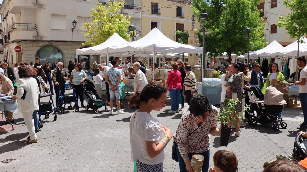 Las responsables del mercadillo solidario de Benigànim recaudaron 11.700 euros.