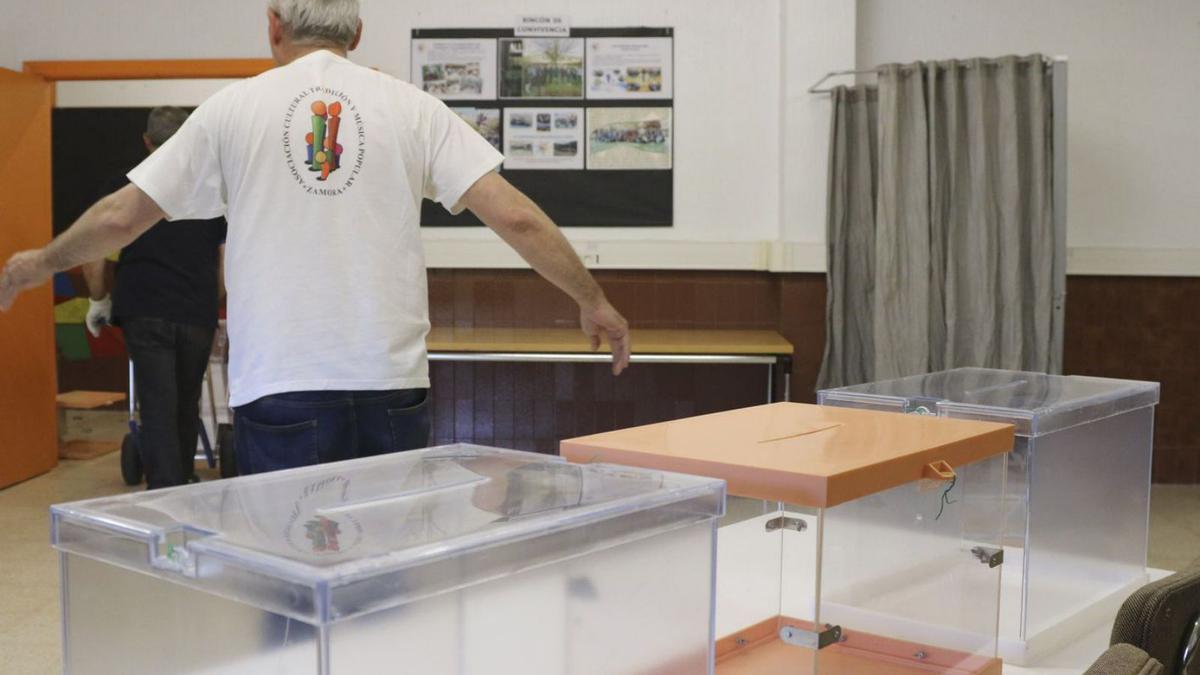 Preparativos de las urnas para los comicios de 2019. |