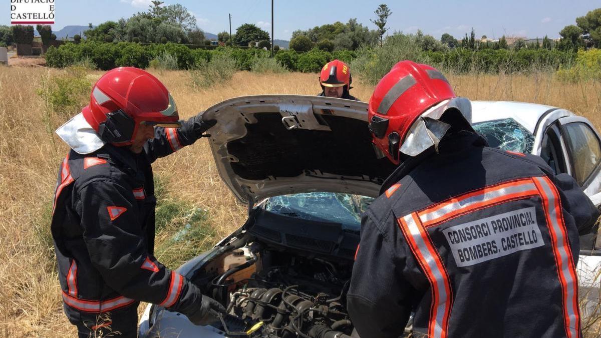 Una herida en un accidente en Onda