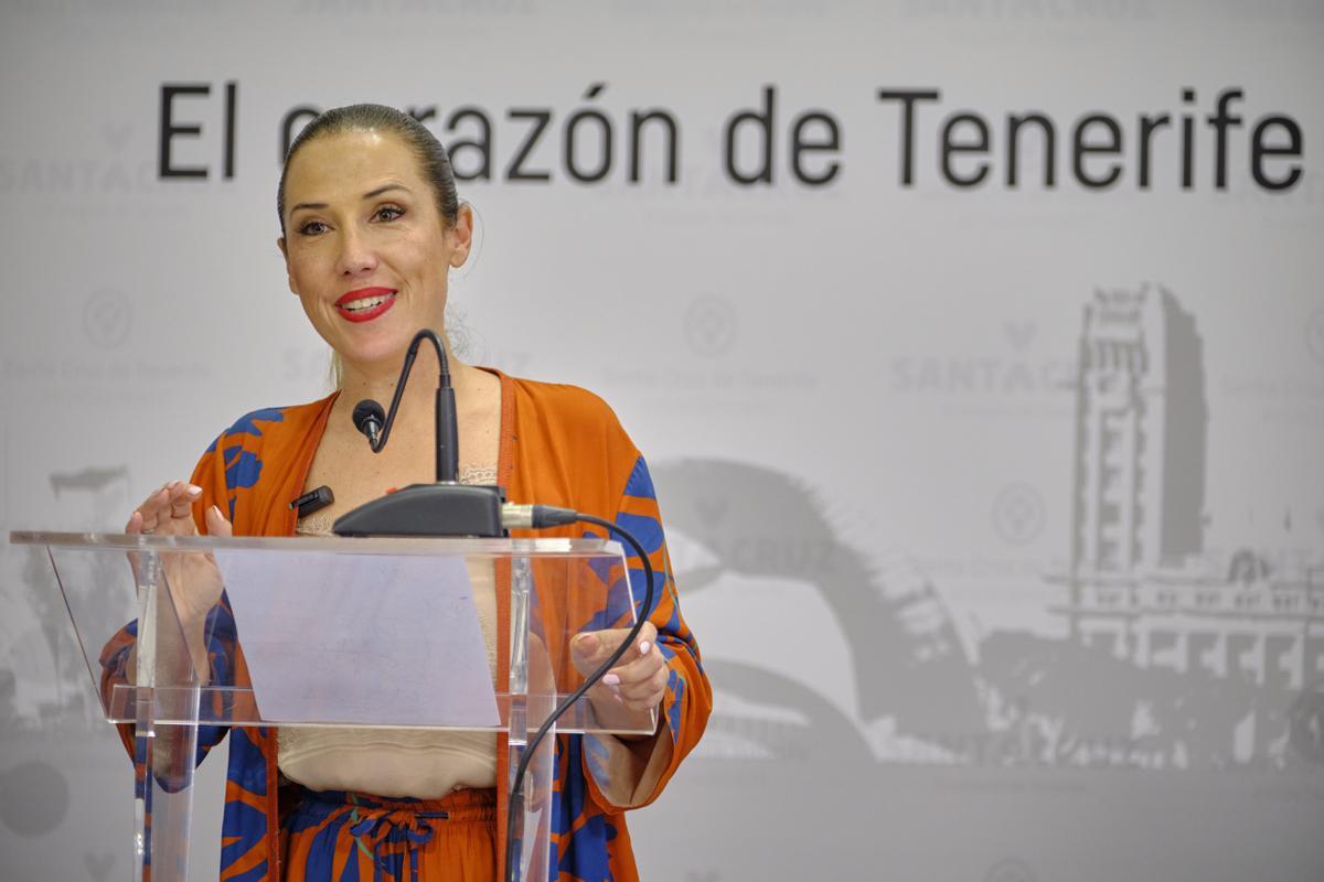 Patricia Hernández, portavoz del PSOE en Santa Cruz.