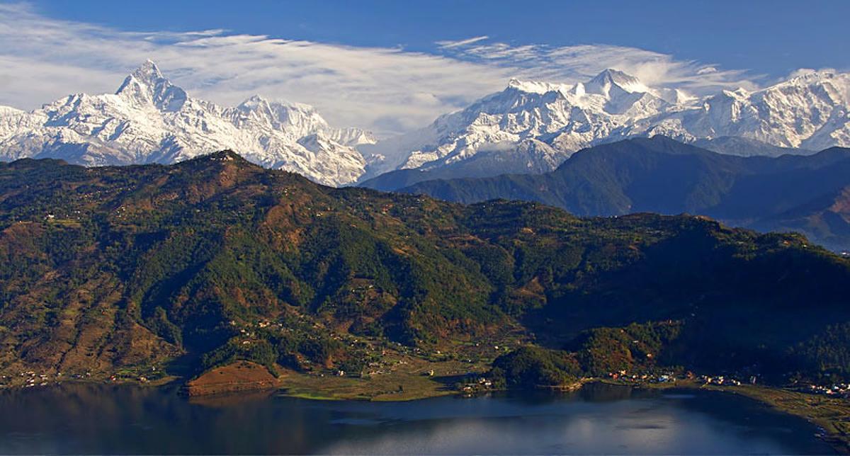 Vista de les muntanyes de Pokhara, al Nepal, on la parella estava fent la ruta de senderisme