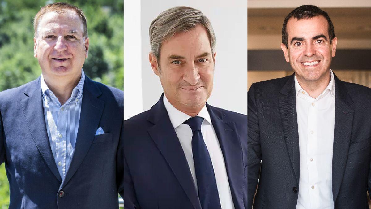 Joaquim Agut, presidente Ejecutivo del Grupo CIRSA; Jaume de Miquel, presidente y consejero delegado de Tendam y Jordi Gallés, presidente de Europastry.