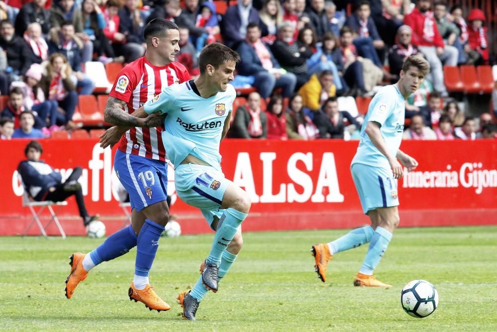 Sporting - Barclona B, en imágenes