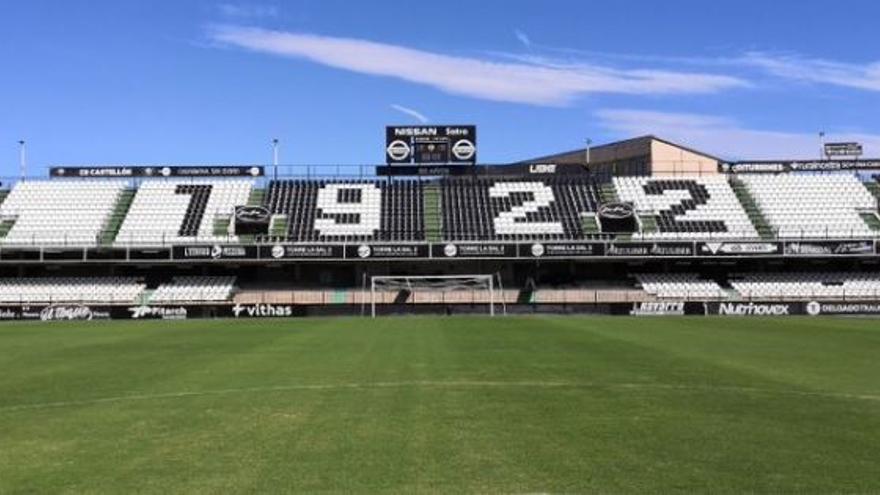 El estadio de Castalia con el año de fundación