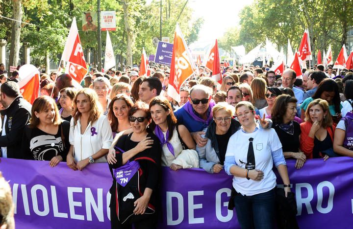 Madrid marcha contra las "violencias machistas"