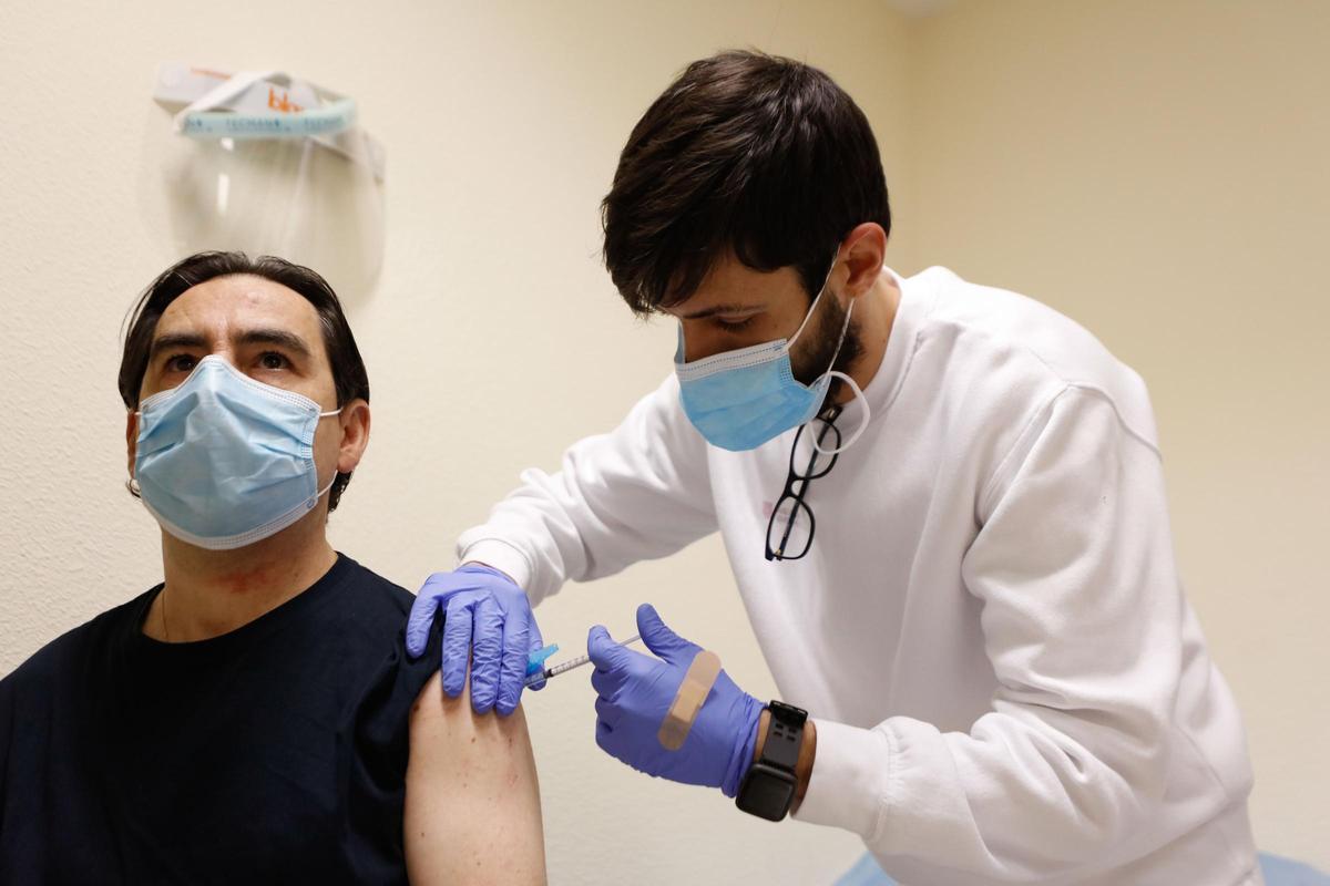 Vacunación de covid en  Ibiza.