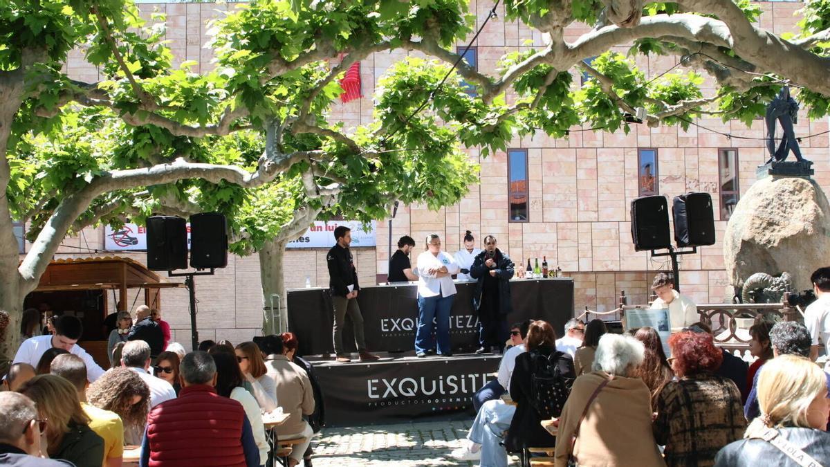 Zamora presume de exquisita despensa en la Plaza de Viriato
