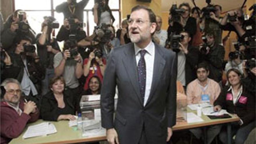 Rajoy  acude a las urnas solicitando el apoyo al futuro de España