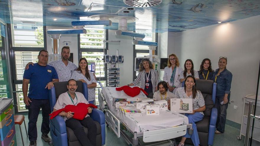 orpora 12 butacas ergonómicas en la UCI pediátrica