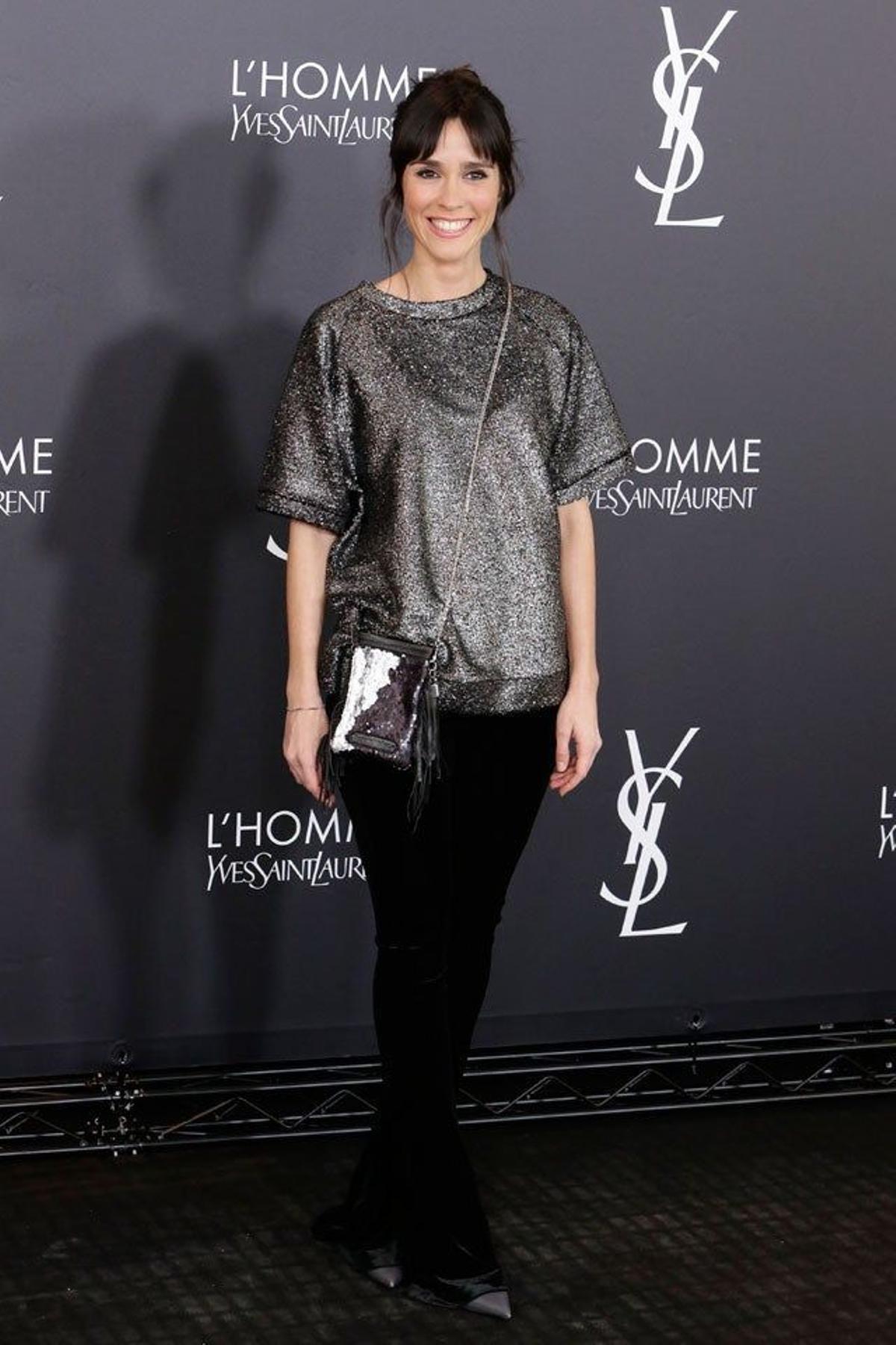 Alba Lago, en la fiesta de aniversario L'Homme de Yves Saint Laurent.