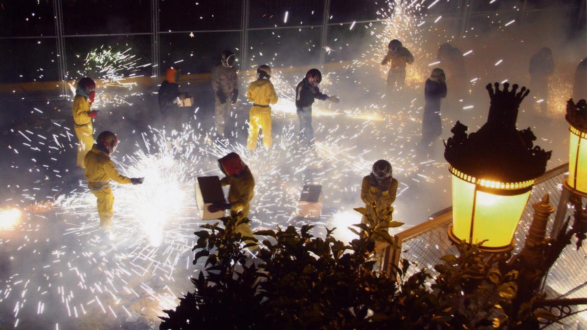 La Cordà de l'Eliana la organiza la Penya del 'Coet Bufat'.