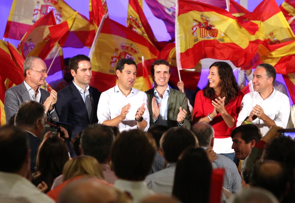 Pablo Casado participa en un acto político en Málaga