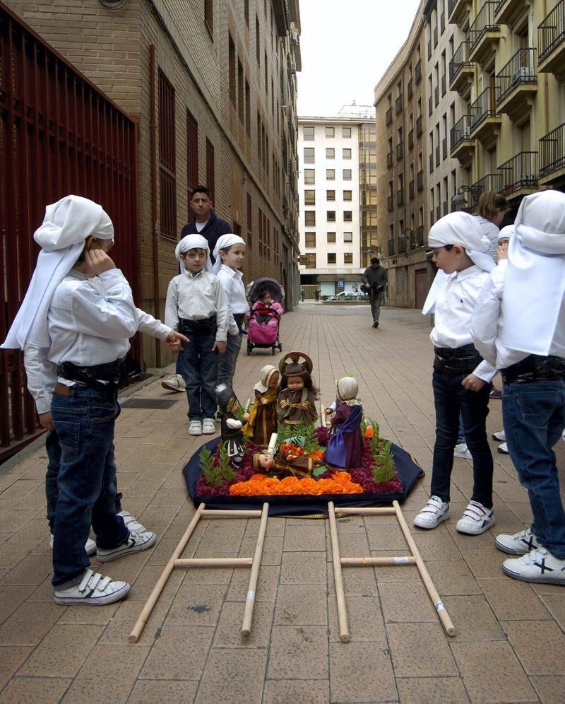 Procesión infantil del colegio Escolapios