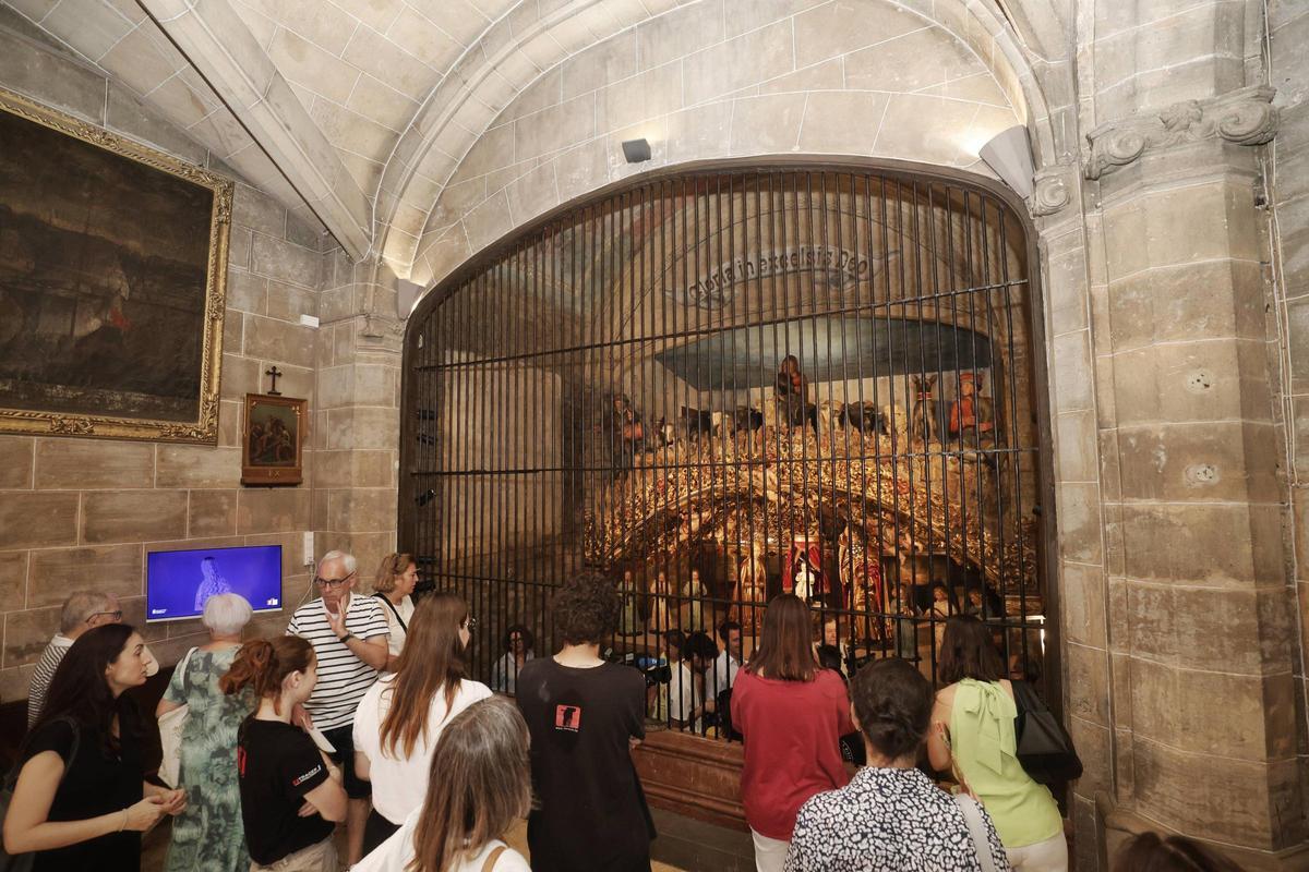 La expectación en la Sang ha sido máxima para volver a ver el popular belén