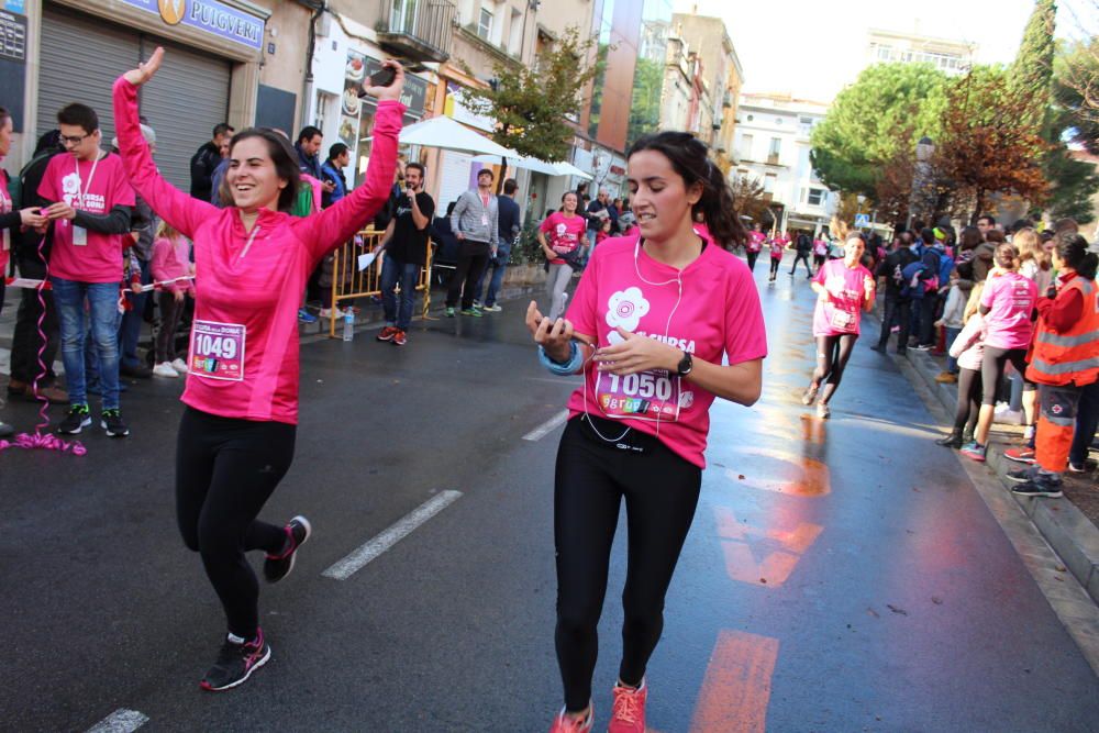 FOTOS de l''arribada de la Cursa de la Dona