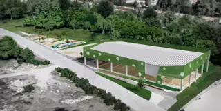 Un viejo esqueleto de hormigón puede convertirse en una gran área lúdica
