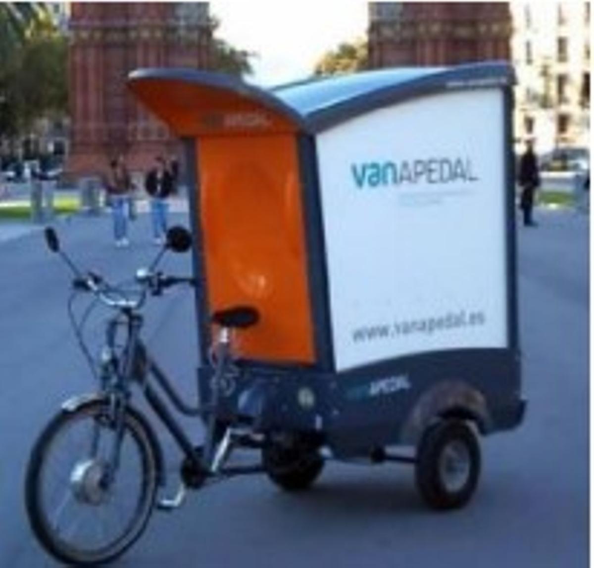 Cargo bike eléctrico para el reparto.