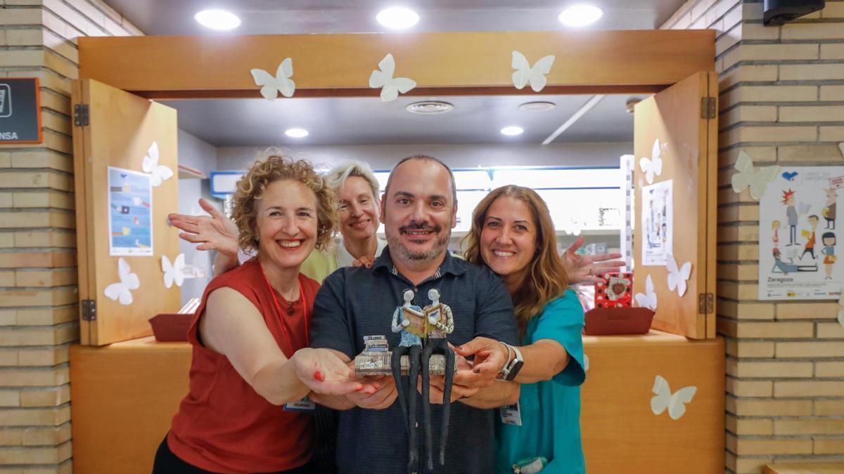 El coordinador del proyecto, Jorge Gonzalvo, este jueves en el Clínico.