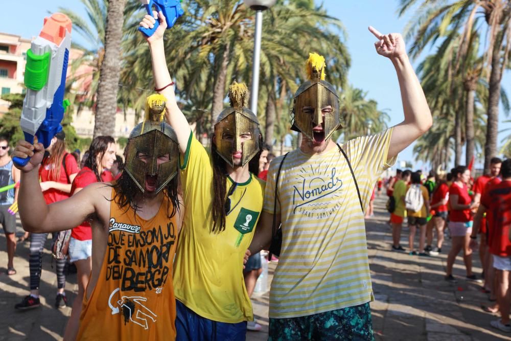 Die große Wasserschlacht zwischen Palmas Vierteln