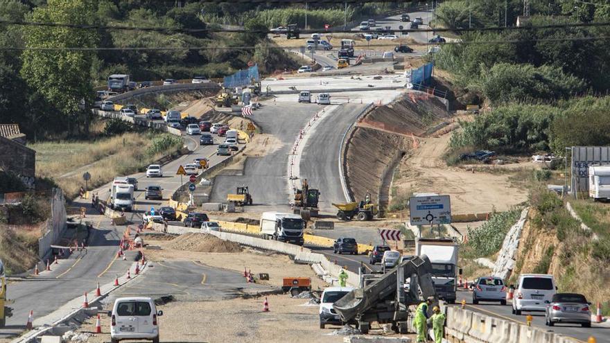 Les obres de l&#039;N-II entre Tordera i Maçanet