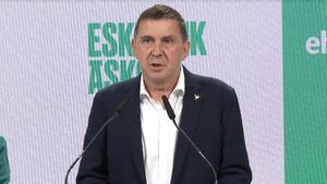 Otegi: Si depende de EH Bildu, la balanza se inclinará a la izquierda y la soberanía