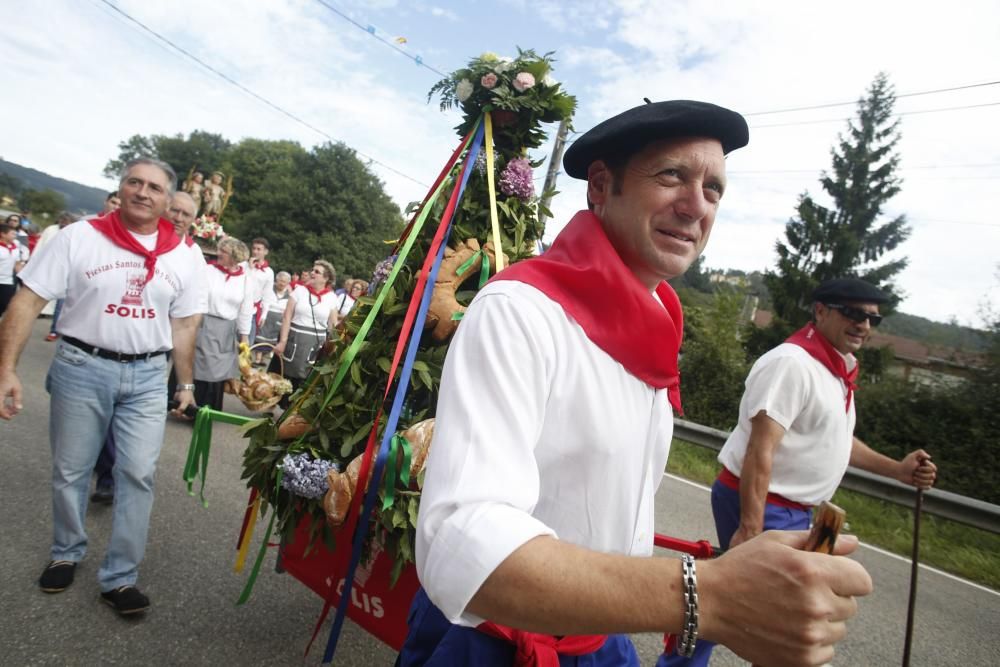 Procesión a la ermita de San Justo y Pastor