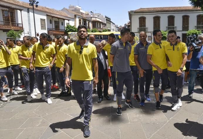 16/08/2017 TEROR. Visita de la UD Las Palmas a la Virgen del Pino en la Básilica de Teror. FOTO: J.PÉREZ CURBELO