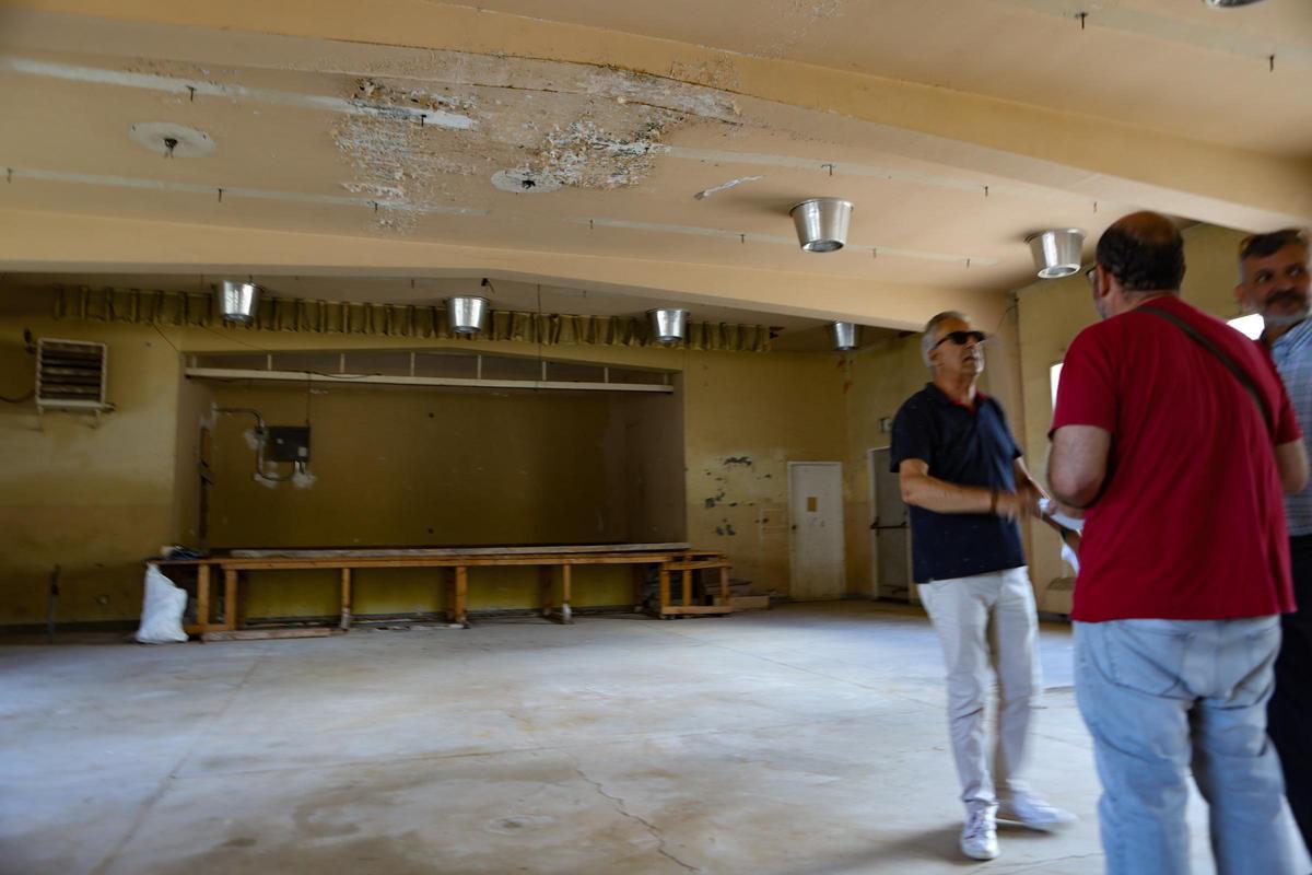 El cine de la Colonia de Aviación, actualmente abandonado