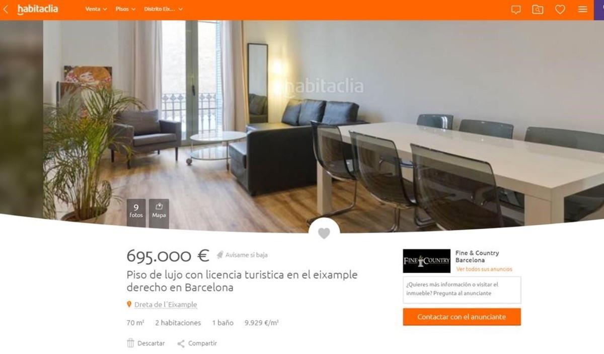 icoy38384831 barcelona  venta de pisos mucho mas caros al tener licencia 170511181909