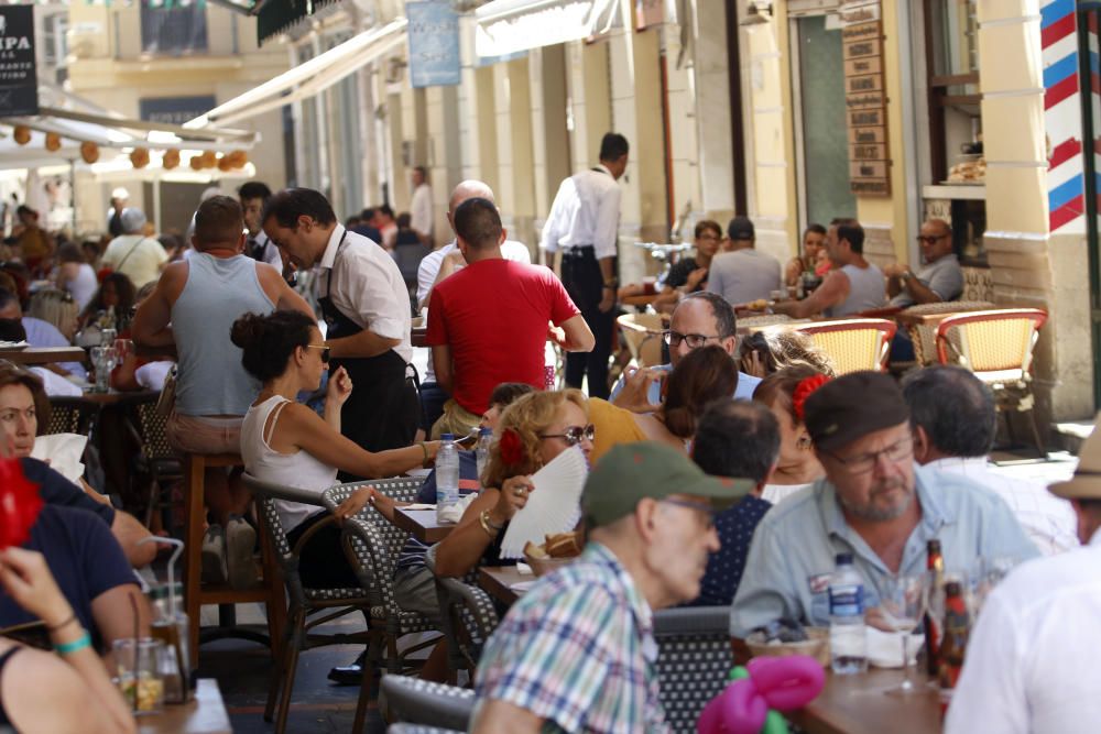 Ambiente en la Feria del Centro este jueves, 22 de agosto