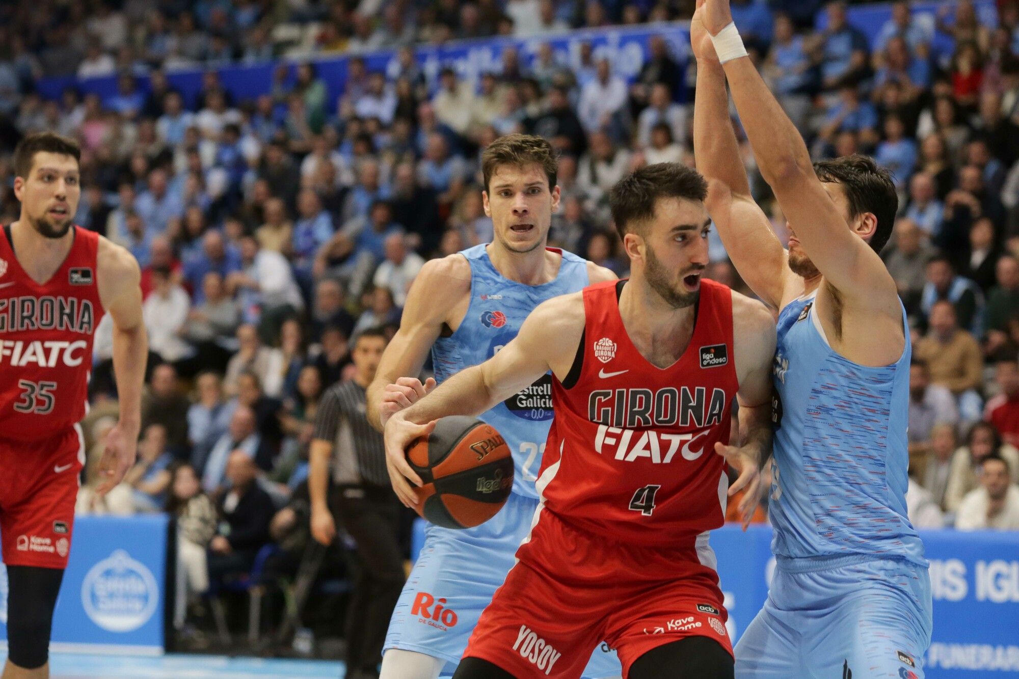 Lugo. Liga Endesa ACB. Pazo provincial dos Deportes. Jornada 19. CB Río Breogán - Básquet Girona. Fotos:Carlos Castro/ACB Photo