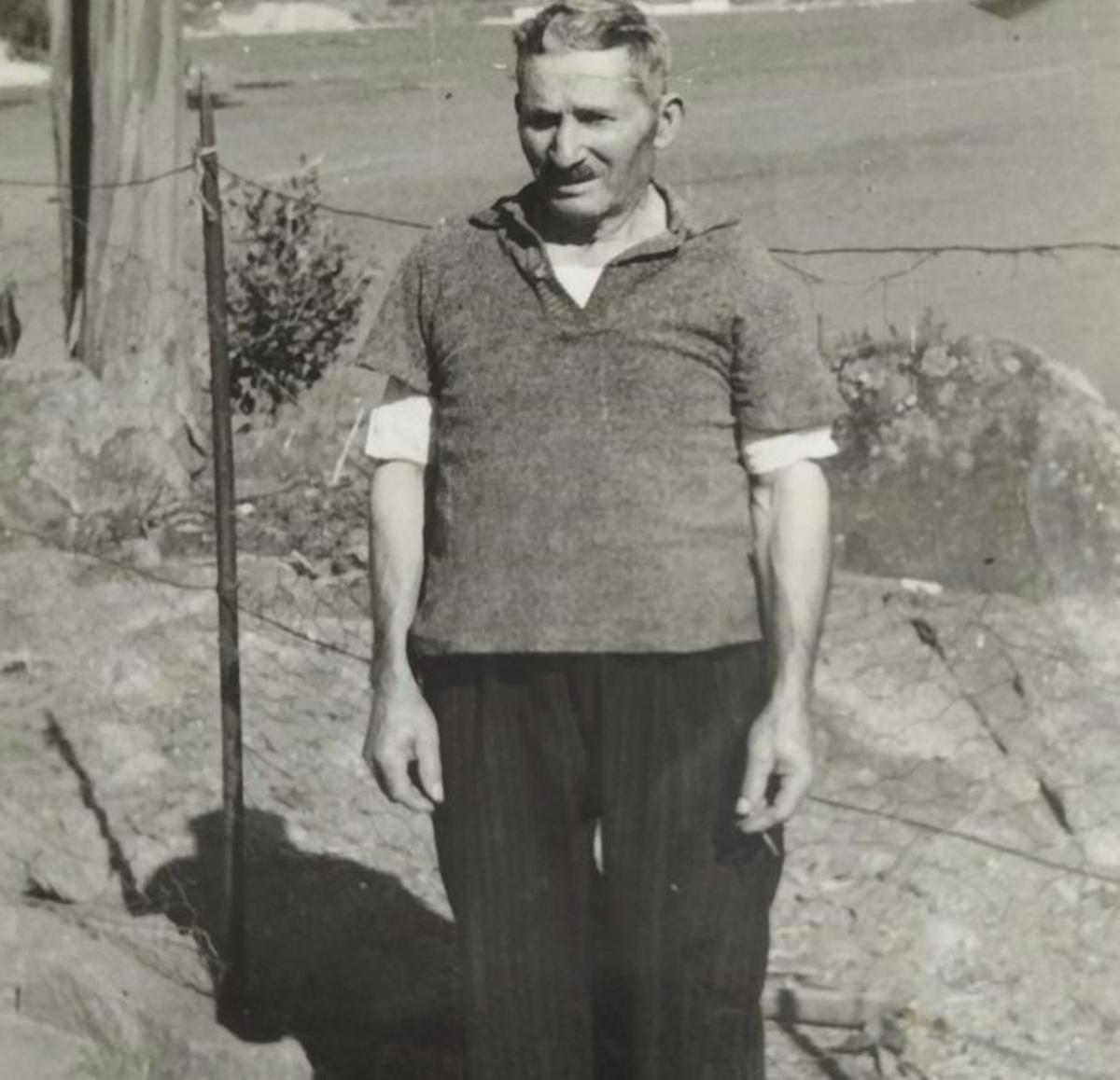 Pedro Gómes de Xesús, que vivió en la casa  de Maribel Currás toda la vida desde que  llegó de Portugal. | FDV