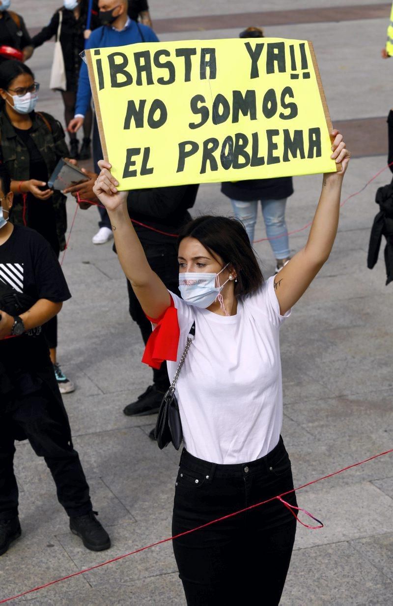 Manifestación de hostelería, ocio y turismo